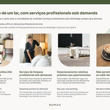Nomah - Aptos Por Temporada Na Vila Nova Conceicao São Paulo Kültér fotó