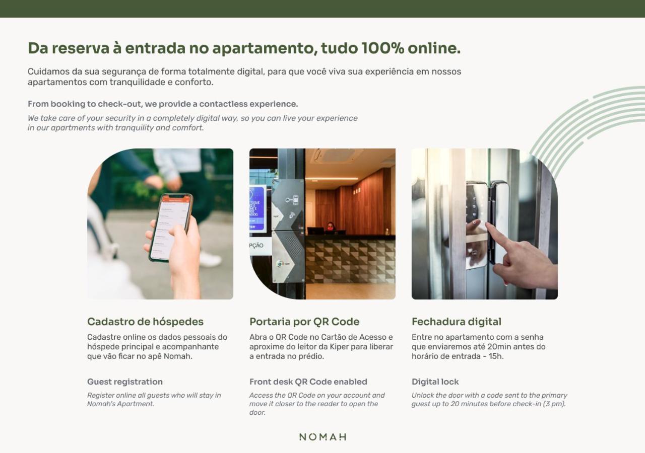 Nomah - Aptos Por Temporada Na Vila Nova Conceicao São Paulo Kültér fotó